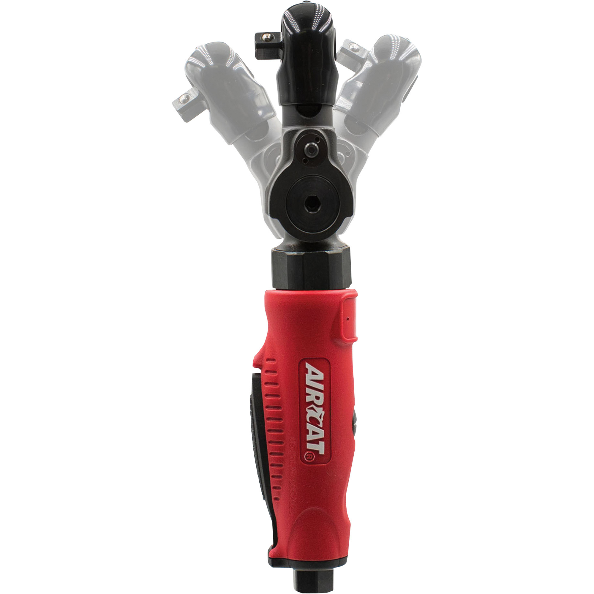 AIRCAT 1/4in. Drive, 30° Flex Head Air Ratchet Wrench, Model# 811
